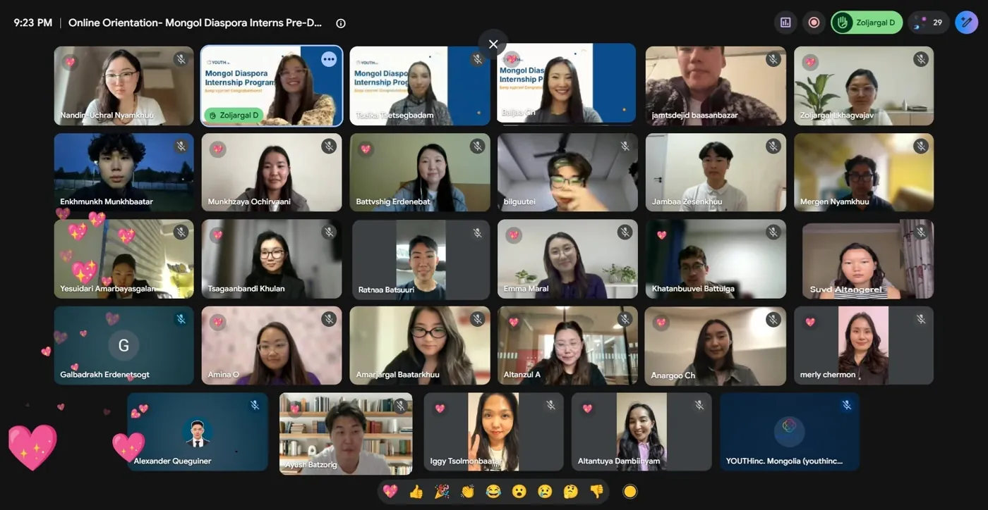 Mongol Diaspora Internship 2026 — photo 8